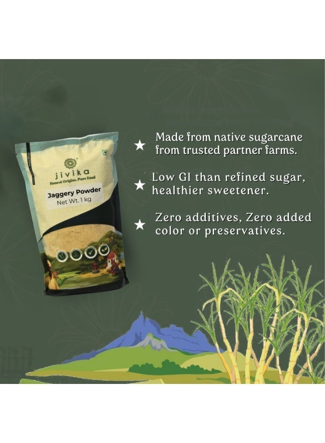 Jivika Natural Jaggery Powder - 1000G - Image 4